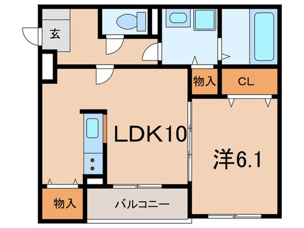 フォーチュンパークⅡの物件間取画像